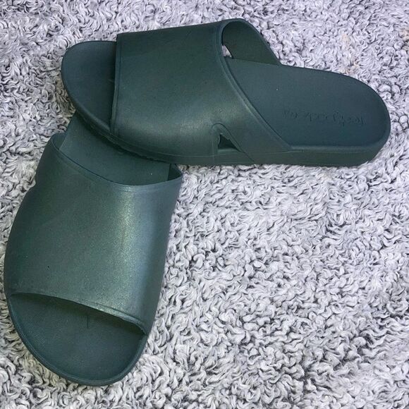 FEELGOODZ 7/8 Unisex Bonsai Sustainable Spa/Shower No-Slip Platform Slides - Picture 13 of 13